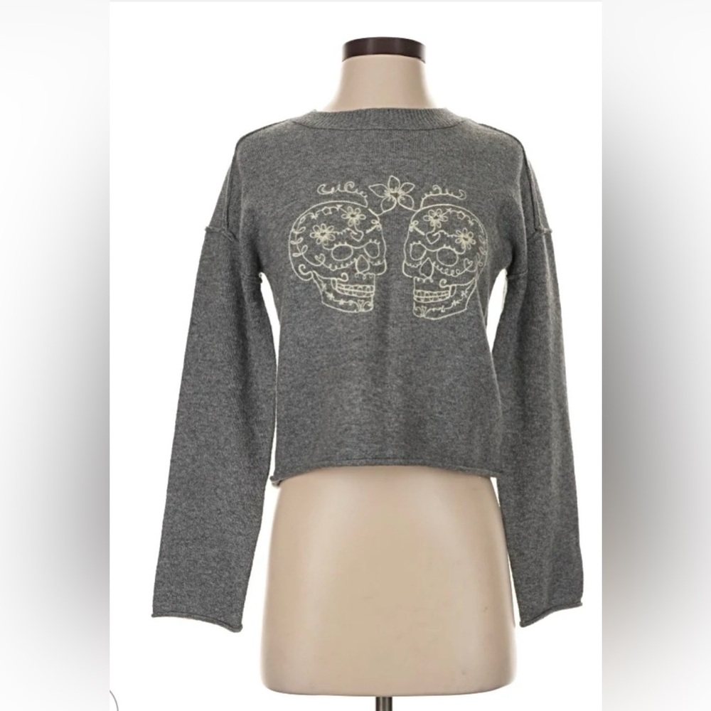 Haute Hippie Sugar Skulls Sweater size medium